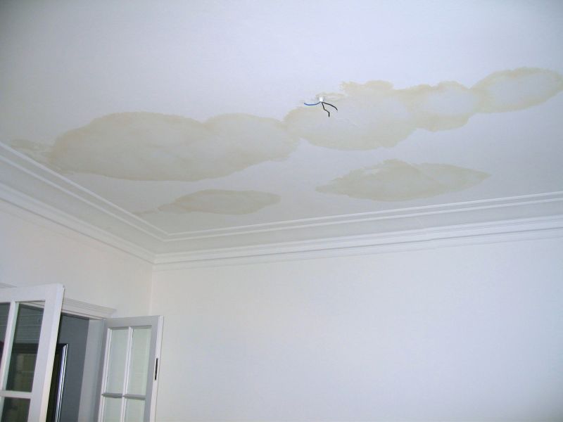 Water Stains on Ceiling